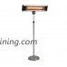 HeTR H1018 Infrared Pedestal Style Electric Patio Heater  1500W - B01L76CP94